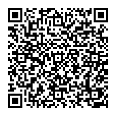 Schwarz-weißer QR-Code auf weißem Hintergrund